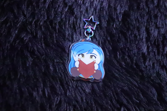 Acendance of a Bookworm Keychain
