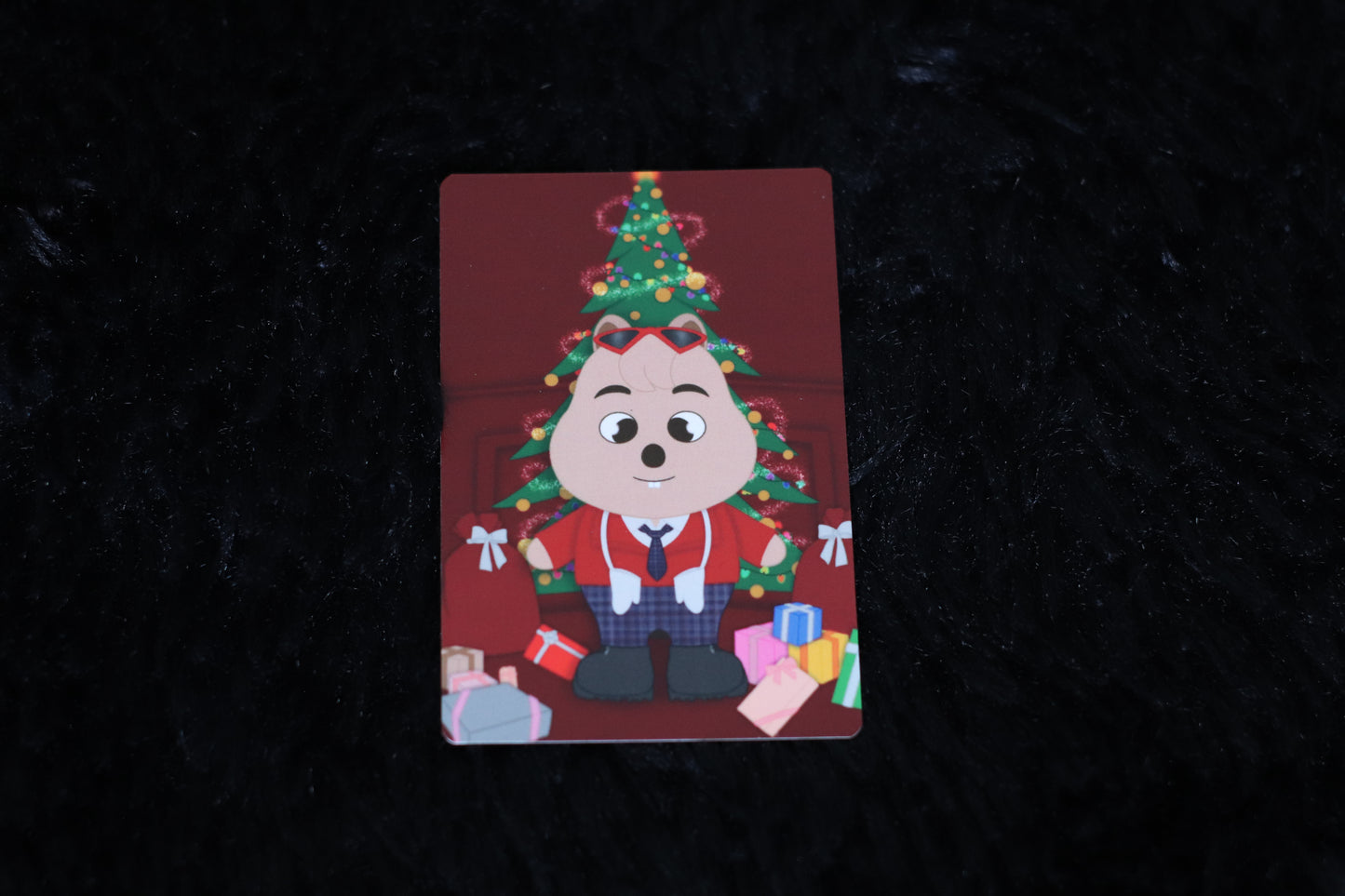 Christmas Evel Skzoo Photo Card